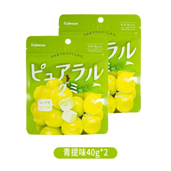 Kabaya Fruit Heart Soft Candy Japanese Imported Snacks